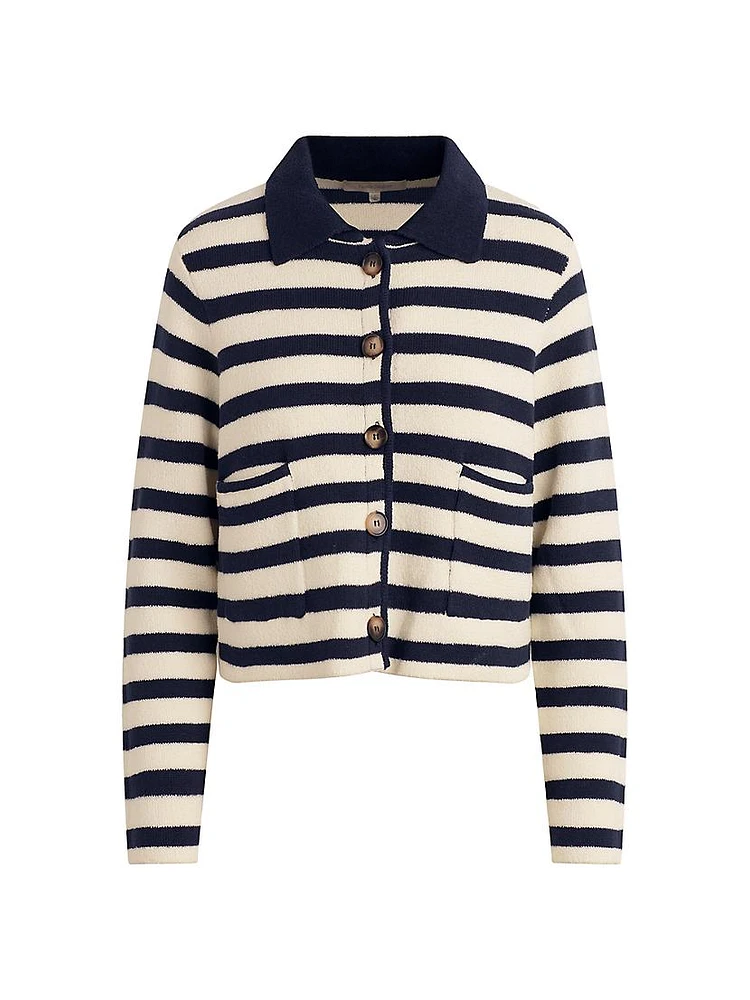 The Annabel Striped Knit Jacket