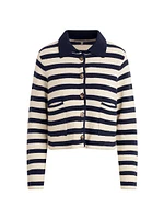 The Annabel Striped Knit Jacket