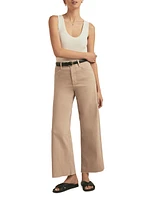 The Mischa Wide-Leg Ankle Jeans