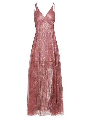 Astro Embellished Slip Gown