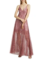 Astro Embellished Slip Gown