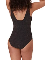 The Augustine Long-Torso Shimmer One-Piece Swimsuit