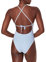 The Elwood V-Neck One-Piece Swimsuit