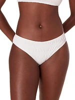 Shirred Hipster Bikini Bottoms