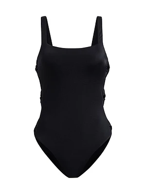 The Lucia Side-Twist One-Piece Swimsuit