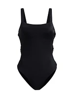 The Lucia Side-Twist One-Piece Swimsuit