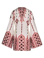 Desert Scout Printed Linen Minidress