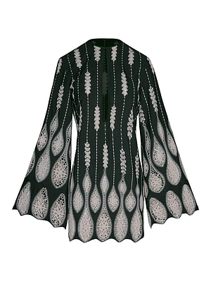 Anouk Vision Seeking Eyelet-Embroidered Minidress