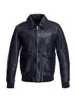 Men's Leather Pilot Jacket