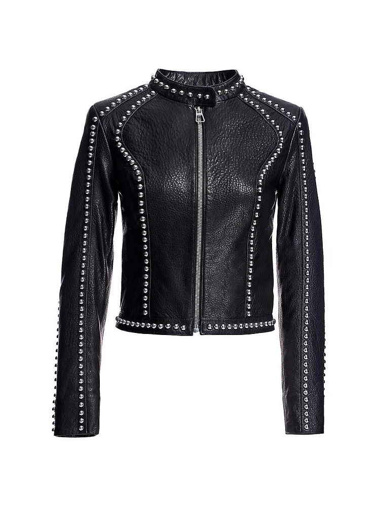 Stud Leather Jacket