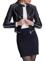 Stud Leather Jacket