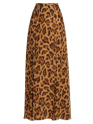 Luca Silk Maxi Skirt