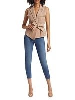 Arbor Suede Wrap Vest Top