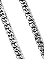 Curb Chain Necklace Sterling Silver