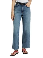 Shea High-Rise Straight-Fit Jeans