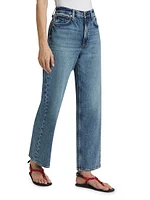 Shea High-Rise Straight-Fit Jeans