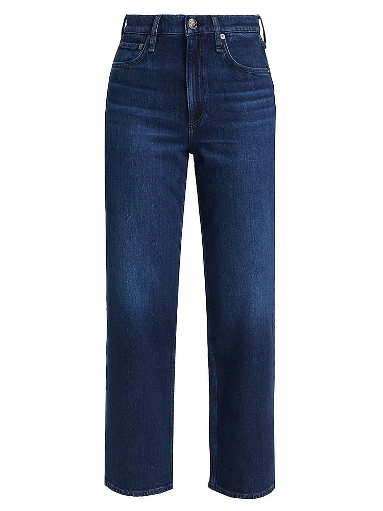 Shea High-Rise Straight-Leg Jeans