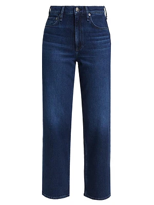 Shea High-Rise Straight-Leg Jeans