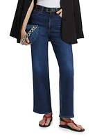 Shea High-Rise Straight-Leg Jeans