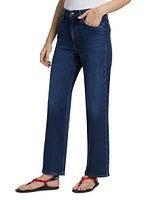 Shea High-Rise Straight-Leg Jeans