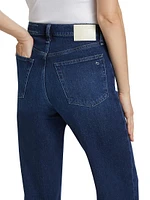 Shea High-Rise Straight-Leg Jeans