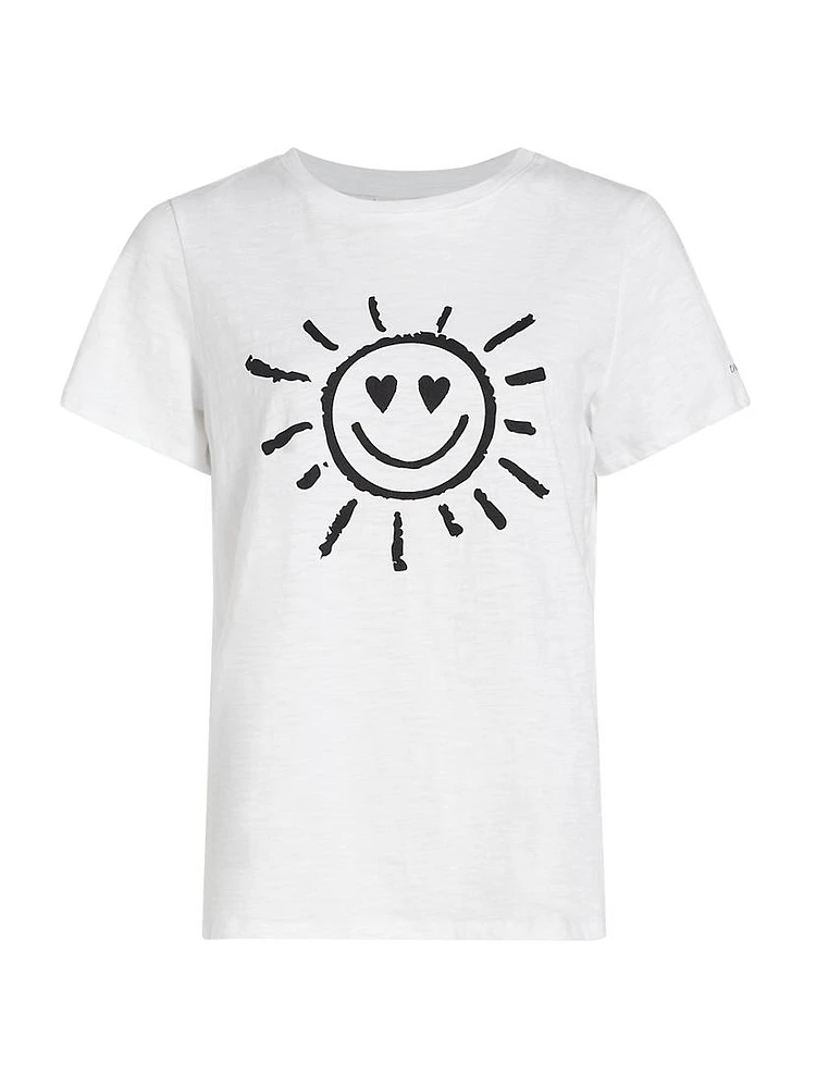 Smiling Sun Cotton T-Shirt