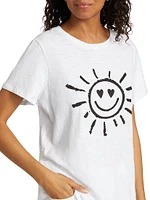 Smiling Sun Cotton T-Shirt