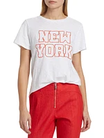 Paris New York Slub T-Shirt