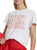 Paris New York Slub T-Shirt