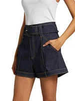 Aldi Belted Denim Shorts