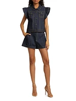 Aldi Belted Denim Shorts