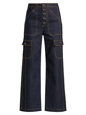 Benji Cargo Crop Jeans