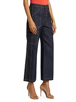 Benji Cargo Crop Jeans