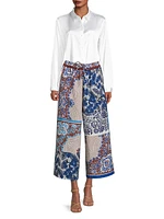 West Cotton Patchwork Trousers