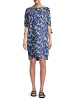 Astor Cotton Floral Shift Dress