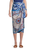 Nuevo Silk Wrap Skirt