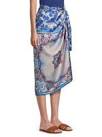 Nuevo Silk Wrap Skirt