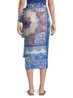 Nuevo Silk Wrap Skirt