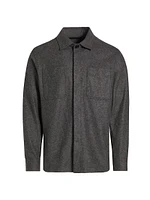 Cashmere Jersey Shirt Jacket