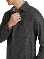 Cashmere Jersey Shirt Jacket