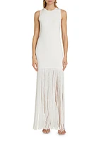 Ollie Fringe-Hem Dress