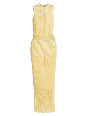Soleil Rib-Knit Body-Con Dress