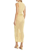 Soleil Rib-Knit Body-Con Dress