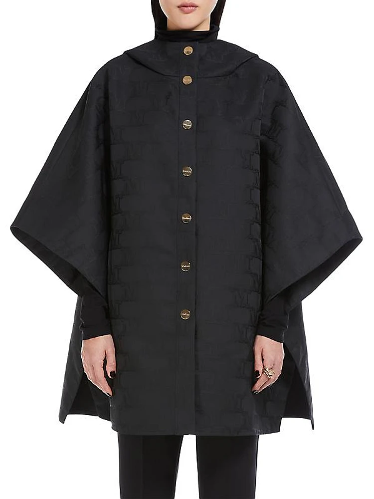 Aeroso Jacquard Hooded Cape