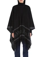 Hilde Fringe Wool Poncho