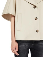 Veggia Short-Sleeve Cotton Jacket