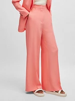 High-Waisted Relaxed-Fit Trousers