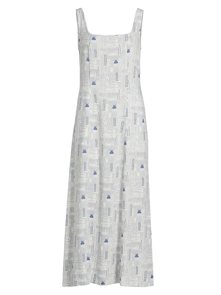 Tessa Printed Maxi Dress