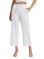 Kit Eyelet Gauze Pants