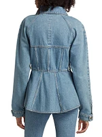 Peplum Denim Jacket